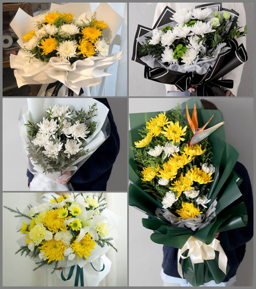 贵州贵阳清镇市王庄布依族苗族乡高山村白事花束代送